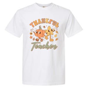 Cute Thanksgiving Thankful Teacher Garment-Dyed Heavyweight T-Shirt