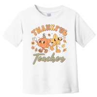 Cute Thanksgiving Thankful Teacher Toddler T-Shirt