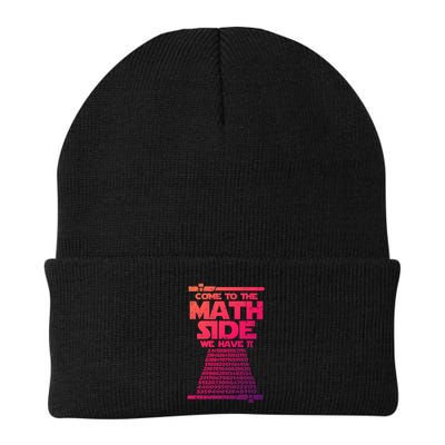 Come To The Math Side We Have Pi Gift 3 14 Day Math Geek Gift Knit Cap Winter Beanie