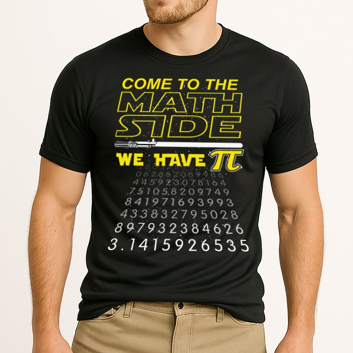 Come To The Math Side We Have Pi Math Geek & Nerd Cooling Performance Crew T-Shirt