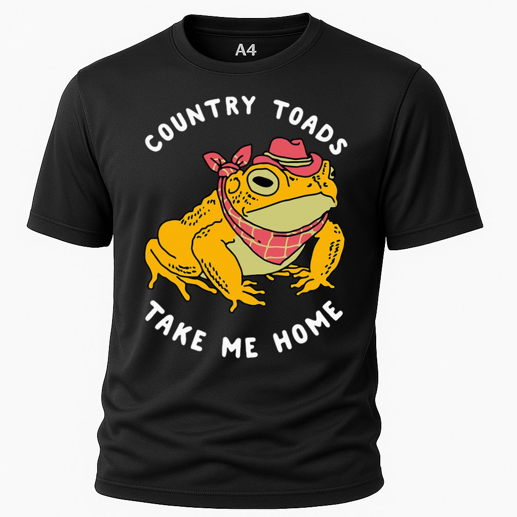 Country Toads Take Me Home Apparel Cooling Performance Crew T-Shirt