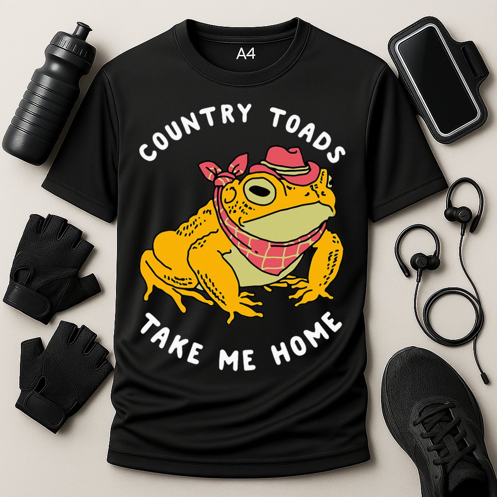Country Toads Take Me Home Apparel Cooling Performance Crew T-Shirt