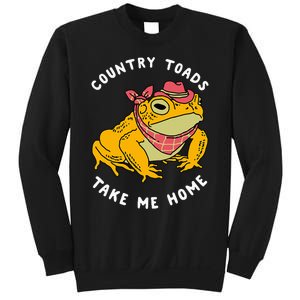 Country Toads Take Me Home Apparel Sweatshirt