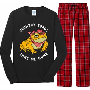 Country Toads Take Me Home Apparel Long Sleeve Pajama Set