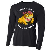 Country Toads Take Me Home Apparel Cooling Performance Long Sleeve Crew