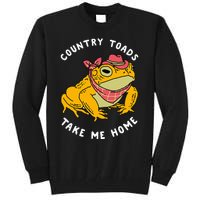 Country Toads Take Me Home Apparel Tall Sweatshirt