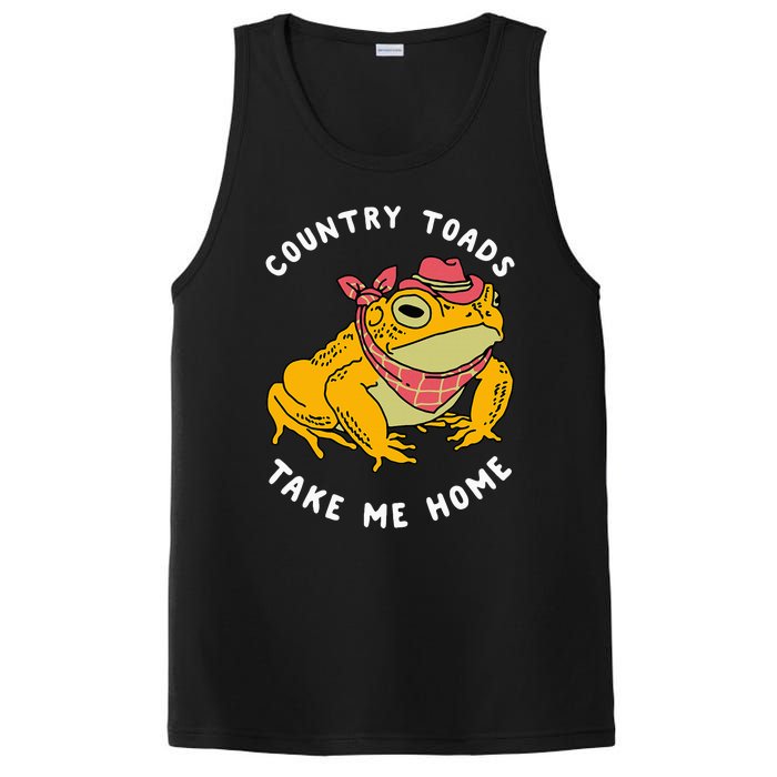 Country Toads Take Me Home Apparel PosiCharge Competitor Tank