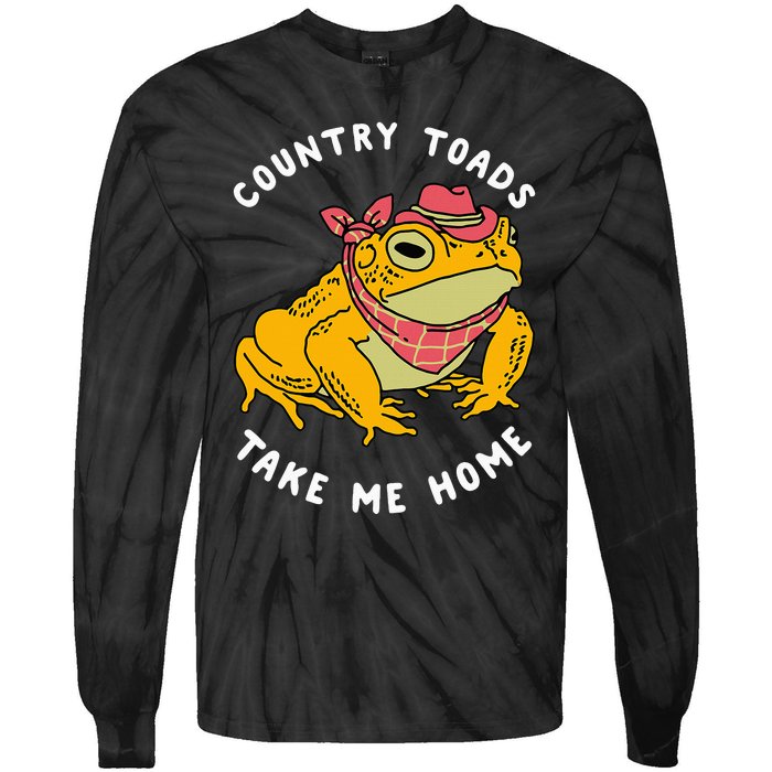 Country Toads Take Me Home Apparel Tie-Dye Long Sleeve Shirt