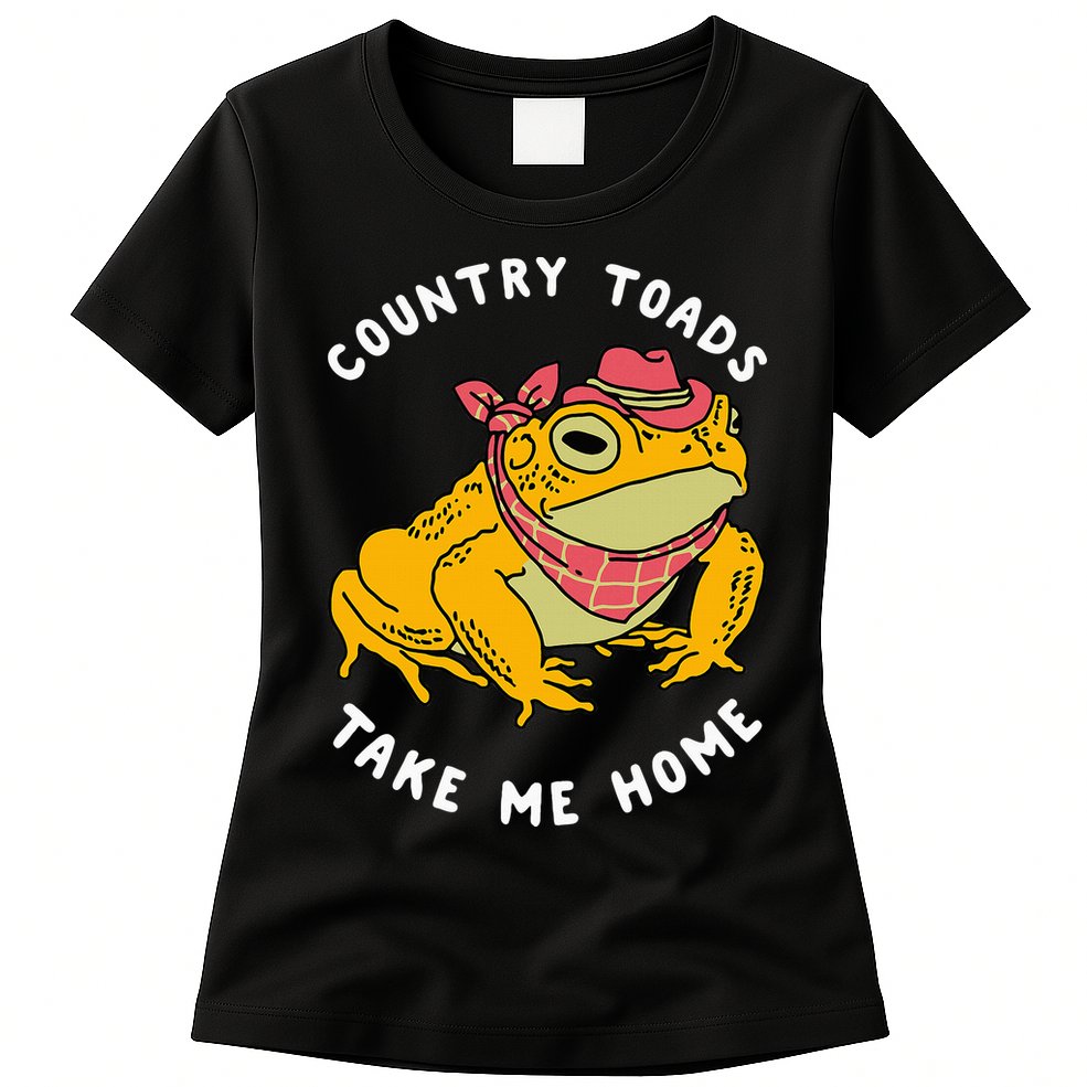 Country Toads Take Me Home Apparel Womens T-Shirt