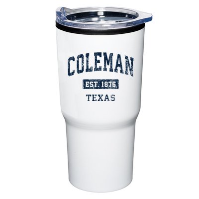 Coleman Texas Tx Vintage Sports Established Tumbler