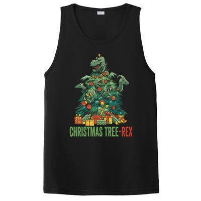 Christmas Tree Trex Christmas Cool Gift PosiCharge Competitor Tank