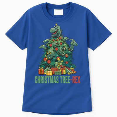 Christmas Tree Trex Christmas Cool Gift Tall T-Shirt