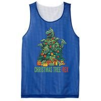 Christmas Tree Trex Christmas Cool Gift Mesh Reversible Basketball Jersey Tank