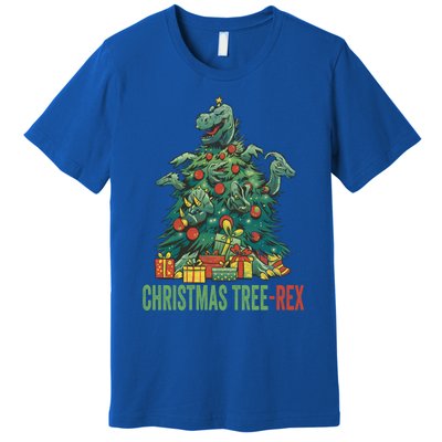 Christmas Tree Trex Christmas Cool Gift Premium T-Shirt