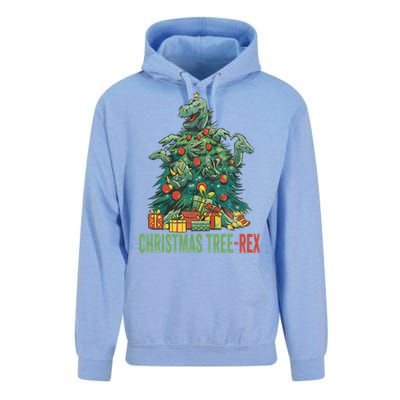 Christmas Tree Trex Christmas Cool Gift Unisex Surf Hoodie