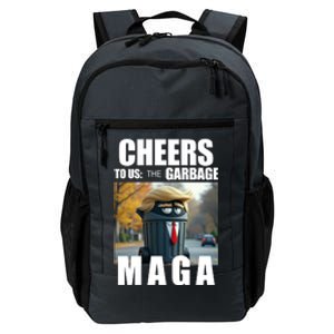 Cheers To The Us Garbage Maga Donald Trump Daily Commute Backpack