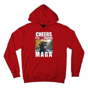 Cheers To The Us Garbage Maga Donald Trump Hoodie