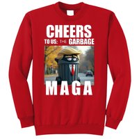 Cheers To The Us Garbage Maga Donald Trump Sweatshirt