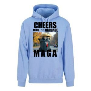 Cheers To The Us Garbage Maga Donald Trump Unisex Surf Hoodie