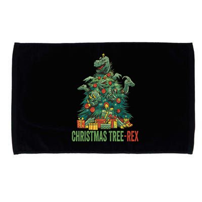 Christmas Tree Trex Christmas Meaningful Gift Microfiber Hand Towel