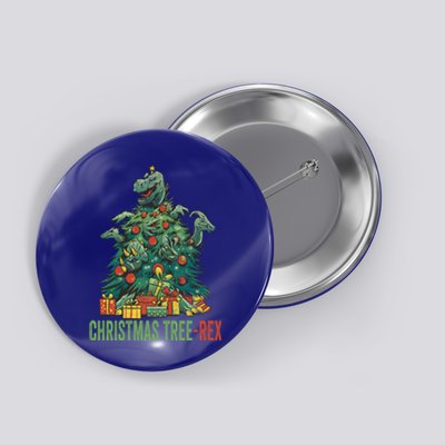 Christmas Tree Trex Christmas Meaningful Gift Button