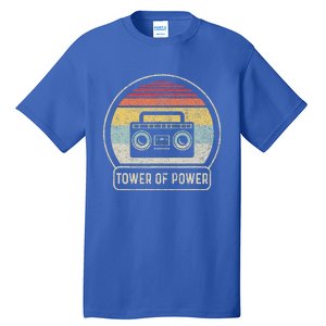 Cassette Tape Tower Of Power Rock Music Tall T-Shirt