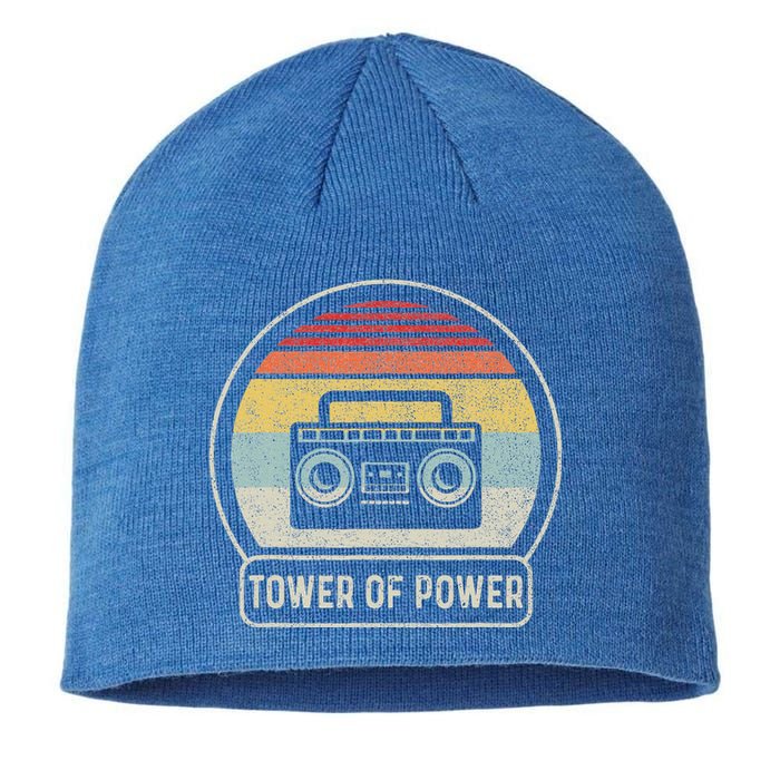 Cassette Tape Tower Of Power Rock Music Sustainable Beanie