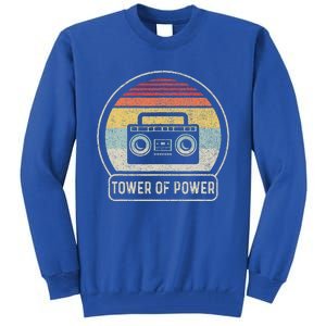 Cassette Tape Tower Of Power Rock Music Tall Sweatshirt