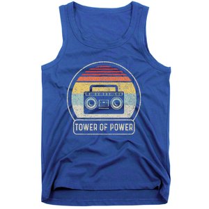 Cassette Tape Tower Of Power Rock Music Tank Top