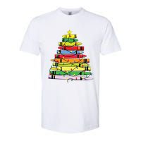 Christmas Tree Teacher Student Xmas Teacher Pajamas Softstyle CVC T-Shirt