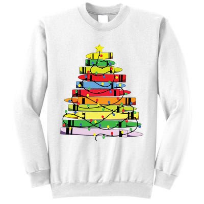 Christmas Tree Teacher Student Xmas Teacher Pajamas Sweatshirt