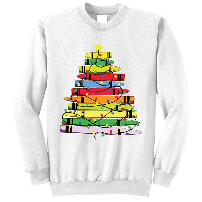 Christmas Tree Teacher Student Xmas Teacher Pajamas Sweatshirt