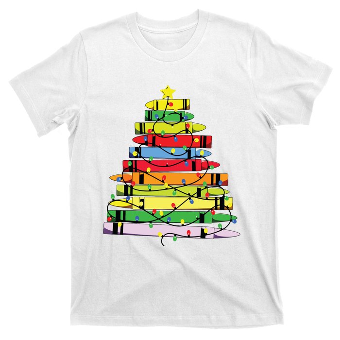 Christmas Tree Teacher Student Xmas Teacher Pajamas T-Shirt