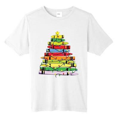 Christmas Tree Teacher Student Xmas Teacher Pajamas Tall Fusion ChromaSoft Performance T-Shirt