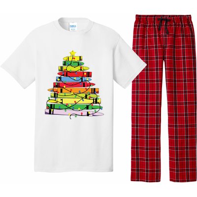 Christmas Tree Teacher Student Xmas Teacher Pajamas Pajama Set