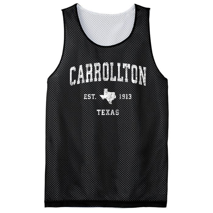 Carrollton Texas Tx Vintage Athletic Sports Mesh Reversible Basketball Jersey Tank