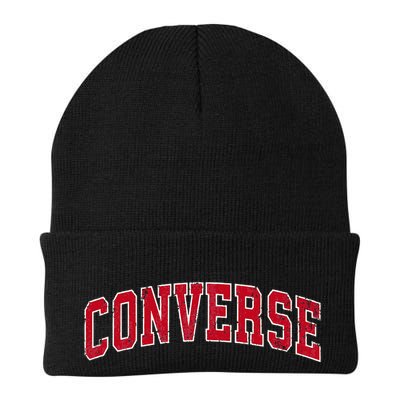 Converse Texas TX Vintage Sports Design Red Design Beanie