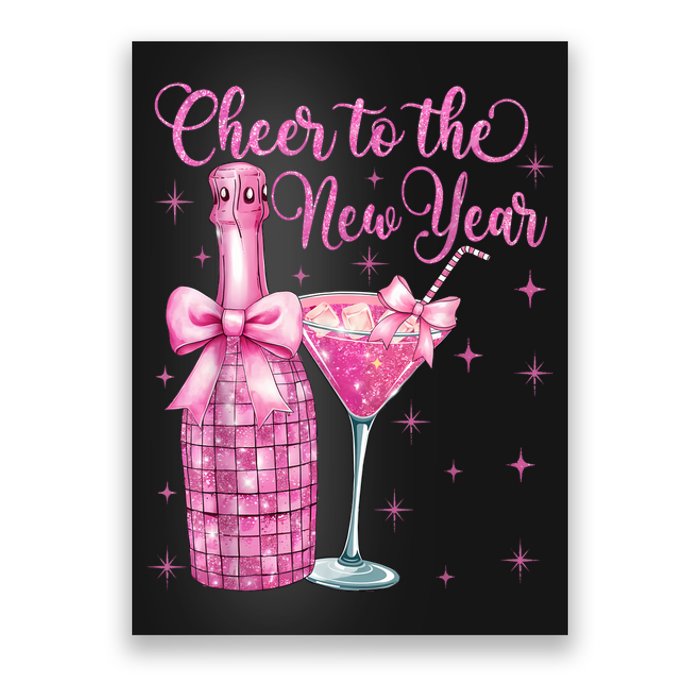 Cheer To The New Year Happy New Year 2025 Party Poster