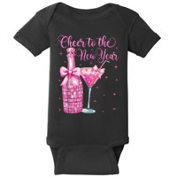 Cheer To The New Year Happy New Year 2025 Party Baby Bodysuit