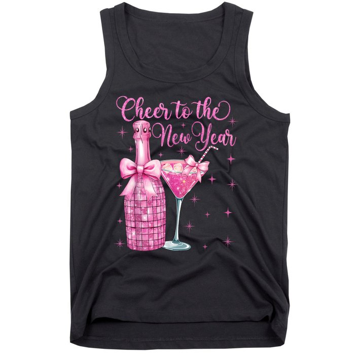 Cheer To The New Year Happy New Year 2025 Party Tank Top