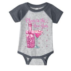 Cheer To The New Year Happy New Year 2025 Party Infant Baby Jersey Bodysuit