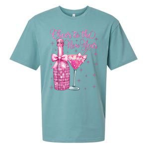 Cheer To The New Year Happy New Year 2025 Party Sueded Cloud Jersey T-Shirt