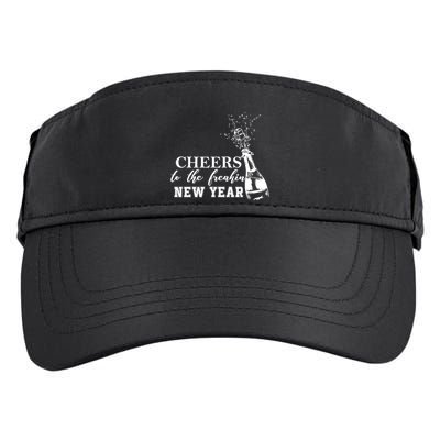 Cheers To The Freakin New Year Funny Gift For New Years Eve Cool Gift Adult Drive Performance Visor
