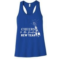 Cheers To The Freakin New Year Funny Gift For New Years Eve Cool Gift Women's Racerback Tank