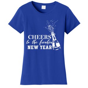 Cheers To The Freakin New Year Funny Gift For New Years Eve Cool Gift Women's T-Shirt