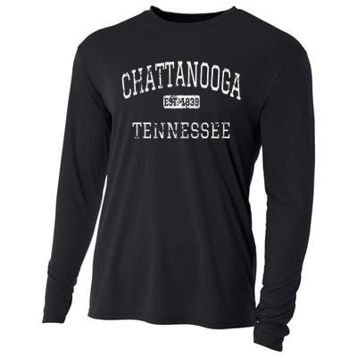 Chattanooga Tennessee TN Vintage Cooling Performance Long Sleeve Crew