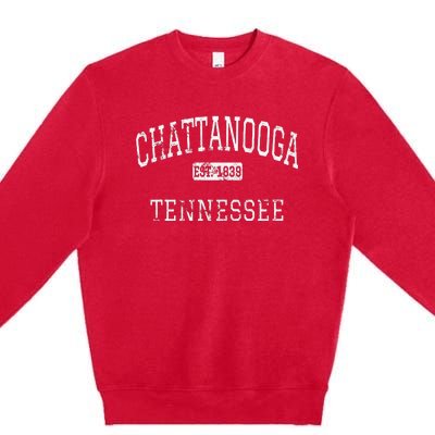 Chattanooga Tennessee TN Vintage Premium Crewneck Sweatshirt