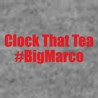 Clock That Tea #Bigmarco Tall Hoodie