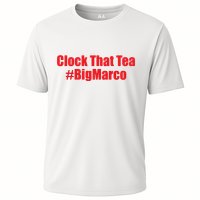 Clock That Tea #Bigmarco Cooling Performance Crew T-Shirt