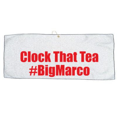 Clock That Tea #Bigmarco Large Microfiber Waffle Golf Towel